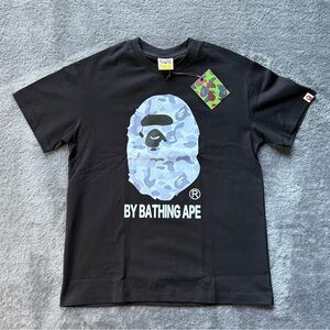 Bape Blue Camo Head By Bathing Ape Tee BRAND NEW